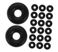 VICASKY 20pcs Rubber Cable Stopper for Home Gym Machines Wear Resistant Fitness Pulley Rings Easy Installation Replacement Parts Compatible with Various Exercise Equipment