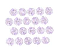 VICASKY 20Pcs Shiny Candy Colored Crinkle Cat Balls Interactive Paper Balls for Cats and Kittens for Exercise and Playtime Lightweight Design for Easy Handling