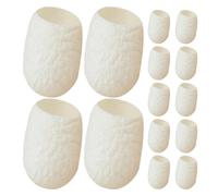 VICASKY 20pcs Silk Exfoliating Glove Natural Silkworm for Face Gentle Exfoliation Easy to Use Cleaning Balls