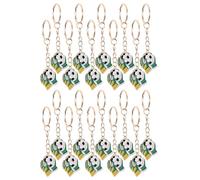VICASKY 20pcs Soccer Ball Keychains Alloy Sports Themed Keyrings with Versatile Attachments for Key Organization, Party Favors and Travel Souvenirs for Soccer Fans and Teams