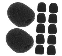 VICASKY 20Pcs Sponge Microphone Windscreen Covers for Handheld and Headset Mics, Stage Mic Cover Foam Protectors, Thick Windshield for Live Sound Performance, Microphone Accessory Supply