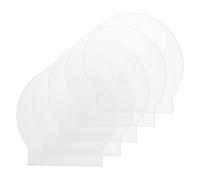 VICASKY 20pcs Thickened Transparent Plastic CD Storage Cases Portable Dual Sided Protective Disc Boxes Practical and Stable CD DVD Organizer for Easy Viewing and Neat Arrangement