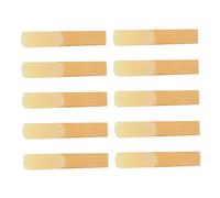 VICASKY 20pcs Thinner Clarinet Reeds for Instrument Parts Hand-made Reed for Clarinet Accessories Suitable for Basics Practice