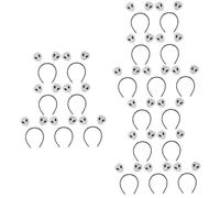 VICASKY 21 Pcs Halloween Headband with Sequin Felt Hairband Costume Hair Accessories for Adults Party and Photo Shoot