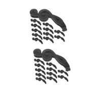 VICASKY 24 PCS Banana Hair Claw Clips for Women Non Slip Vertical Claw Clamp with Bowknot Design Random Colors Stylish Hair Accessories and Everyday Use Random Color