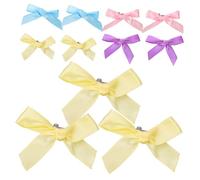 VICASKY 24 Pcs Mini Bow Clips Set Multi-Color Kawaii Hair Accessories for Women and Girls Cute Non-Slip Hair Bow Barrettes for Sweet Hairstyles