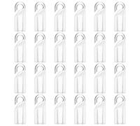 VICASKY 24 Pcs PVC Vertical Blind Wand Tip Hooks Curtain Rod Hanger Accessories Hooks Lightweight Replacement for Window Blinds