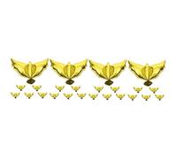 VICASKY 24 pcs White Dove Foil Balloons for Wedding Birthday Party Decorations Peace Memorial Ceremony Balloon Easy to Inflate Aluminum Material Elegant Festival Supply