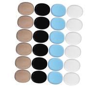 VICASKY 24pcs Drum Snare Mute Mat Silicone Self-adhesive Drum Damper Gel Pad for Controlling Sounds in Practice Sessions