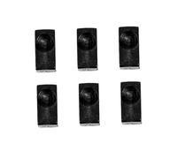 VICASKY 24pcs Electric Guitar Chrome Bridge Accessories Locking String Insert Blocks Guitar String Pegs Block Double Rocker Bridge Saddle
