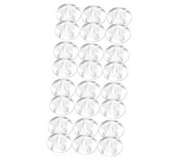 VICASKY 24pcs Guitar Effect Pedal Toppers Transparent Footswitch Caps for Guitar Pedals Easy to Install and Reusable for Musicians The Go