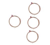 VICASKY 24pcs Guitar Replaceable Strings Folk Guitar Strings Metal for Replacement Accessories Parts