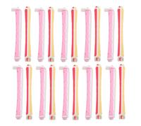VICASKY 24pcs Hairdressing Hair Rollers Dual-color Design Pp Perm Rod Set Suitable for Hairstyles Hair Protection Curler Rod for Home and Salon Use