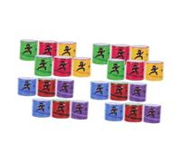 VICASKY 24pcs Halloween Ninja Slap Bracelets Bulk Silicone Wristbands Party Favor Bands for Holiday Fun Classroom Rewards and Outdoor Activities