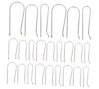 VICASKY 24pcs Hot Curler Pin Replacement Clips for Electric Heated Hair Rollers Stainless Steel and Resin Quick Heating Hair Roller Securing Pins for Versatile Salon Styling