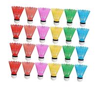 VICASKY 24pcs Light Weight Plastic Shuttlecock for Boys and Girls Badminton Girl Shuttlecock Foam Ball Head for Indoor Outdoor Play