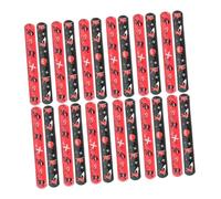 VICASKY 24Pcs Ninja Slap Bands for Creative Decorative Slap Bracelets for Party Bags Halloween Favors and Ninja Themed Events Flexible and Design