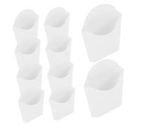 VICASKY 24pcs Oil French Fries Cup Holders Snack Containers Paper Fry Holders for Fast-casual Restaurant