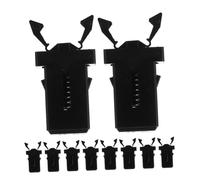 VICASKY 24pcs Press Buckle Trash Can Switch Lock Micro Lid Latches Replacement Buttons for Garbage Bin Lid Clasps Easy Install Trash Can Locks