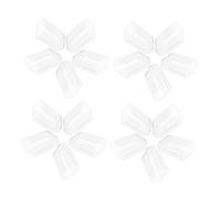 VICASKY 24pcs Travel Toothbrush Head Caps Reusable Protective Covers for Electric Manual Brushes Lightweight Material Hygienic Dustproof Shields for Family Use