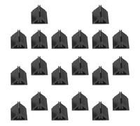 VICASKY 24pcs Triangular Card Clip Base for Playing Cards and Chips with Smooth Matte Surface, Plastic Material, and Widened Bottom to Prevent Tipping for Game Night and Gaming Events