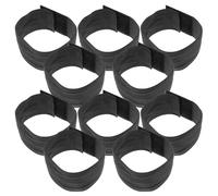 VICASKY 25 Pcs Black Elastic Adjustable Mourning Armbands for Funeral, Police, Soccer, and Marching Bands - 5X30Cm Stretchy Captain Bands with Hook and Loop Closure for Men and Women