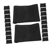 VICASKY 25pcs Black Elastic Mourning Armbands Adjustable Comfortable Fit Soft Breathable Fabric for Funeral Memorial Soccer Football Sports Honoring Loved Ones Team Unity