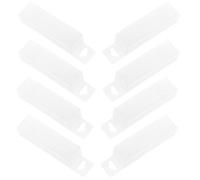 VICASKY 25pcs Clear Lip Balm Holder Boxes with Transparent Dome Plastic Lipstick and Cash Storage Containers Reusable Lip Balm Pouches for DIY Organization and Packaging with Hanging Loop