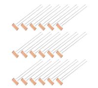 VICASKY 25pcs Copper Plant Tags Garden Label Stakes Hand Polished Smooth Edges Plant Markers for Vegetable Seedlings Nursery Identification Outdoor Gardening