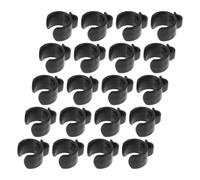 VICASKY 25pcs Mic Stand Cable Clips for Pole Diameter Plastic Wire Holders for Live Broadcast Tripod and Selfie Stick Easy Cable Management and Secure Audio Wire Fixing