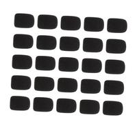 VICASKY 25pcs Microphone Sponge Cover Windproof Microphone Covers for Clip Mic Supple Neckline for Podcast Mic and Head Prop