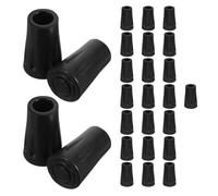 VICASKY 25pcs Rubber Hiking Pole Tips Replacement for Walking Stick and Trekking Pole, Heavy Duty Terrain Adaptability, Non-slip Walking Cane Ends Protector Caps for Outdoor Hiking