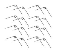 VICASKY 25pcs Stainless Steel V-Shape Torsion Springs for Pruning Replacement Kit Small Compression Springs for Garden Shears Telescoping Tree Pruner Secateurs Maintenance DIY Tool