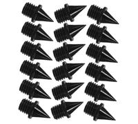 VICASKY 25pcs Track Spikes for Running Shoes Lightweight Replacement Spikes with Quick Installation for Sprinting Cross Country Black Carbon Material
