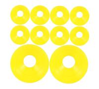 VICASKY 25pcs Yellow Soccer Training Cones Disc Markers for Agility and Technical Skills Enhancement Football Training Equipment