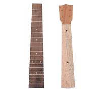 VICASKY 26 Inch Ukulele Neck and Rosewood Fingerboard Set Easy to Use and Time-saving Wooden Ukulele Accessory for DIY Building and Repair