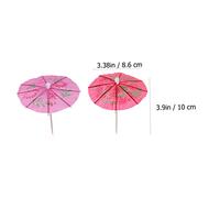 VICASKY 288pcs Paper Umbrella Picks for Cocktails Party Supplies Small Lightweight Simple Cocktail Sticks Cake Decor Food Safe Material Mixed Colors
