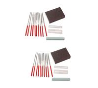 VICASKY 28pcs Essential Guitar Repair Tool Grinding Stone Fret Leveling Kit for Guitar