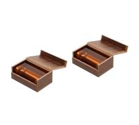 VICASKY 2packs Natural Rosin Wooden Box for Violin Strong Adhesion for Enhanced Sound Quality for Musicians and Protective Packaging