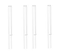 VICASKY 2pairs Acrylic Sheet Music Clips Stand Music Folder Holder Book Stand Clips