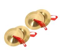 VICASKY 2pairs Cymbals of Handheld Musical Instruments for Boys and Girls for Belly Dancing Dance Parties and Boy Girl's Entertainment Sound and Lightweight Design