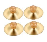 VICASKY 2pairs Finger Cymbals Boys and Girls Musical Instruments Finger Zills Wooden Handles