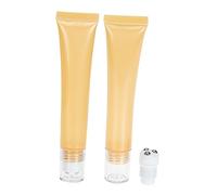 VICASKY 2pcs 20g Cosmetics Roller Bottle Cream Dispenser Stainless Steel Roller Ball for Eye and Face Cream DIY Refillable Gel Container Suitable for Travel and Daily Use