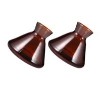 VICASKY 2pcs 220ml Large Capacity Glass Aroma Diffuser Bottles with Wide Mouth, Stylish and Elegant Design for Home Scent Diffusers and Aromatherapy Use