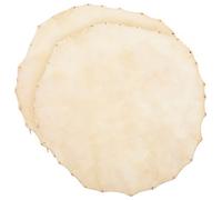 VICASKY 2pcs 30cm Leather African Drum Covers Sheepskin Drumheads for Hand Drum and Djembe Percussion Accessories Suitable for Kit and Live Performance