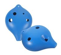 VICASKY 2pcs Ac Ocarina for Beginners Portable Musical Instruments for Adults with Diverse Mouthpiece Designs Easy to Learn Small Blue Ocarinas