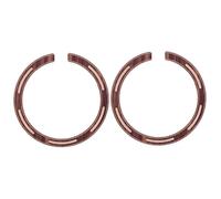 VICASKY 2pcs Acoustic Classical Guitar Sound Rosette Stickers Guitar Fretboard Decals Sticker Inlay Material