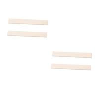 VICASKY 2pcs Acoustic Guitar Buffalo Bone Nut Blank for Classical Folk Electric Guitar Mandolin Banjo Ukulele Lightweight Intonation Replacement Saddle