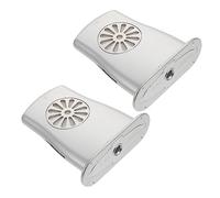 VICASKY 2pcs Acoustic Guitar Humidifiers Sound Hole Moisturizer Plastic Instrument Humidifier for Preventing Panel Cracking Silver Portable Guitar Moistener for Musical Instruments