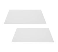 VICASKY 2pcs Acrylic Light Diffuser Panel for Ceiling Lamp, Frosted Lamp Shade with Heat Resistant and Glare-Free Features, Universal Fit for Kitchens and Offices, Soft Balanced Lighting